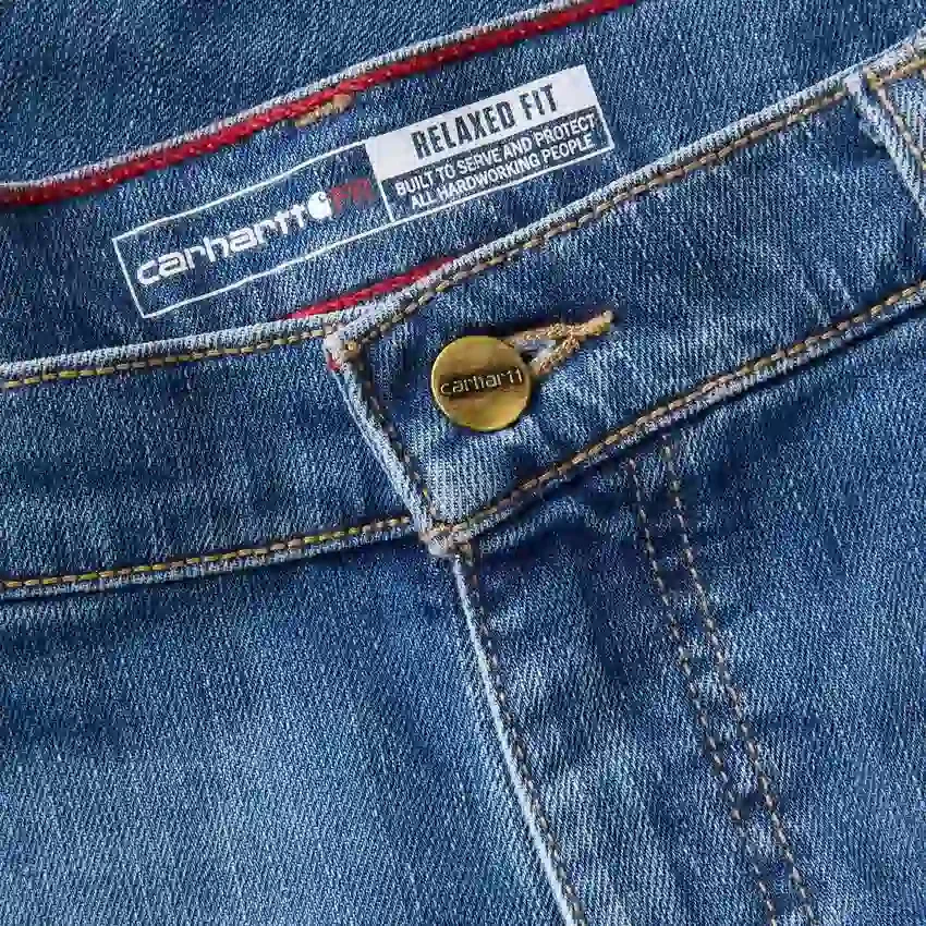 Fr Relaxed Fit Bootcut Rugged Flex brandsikre arbejdsjeans til mænd