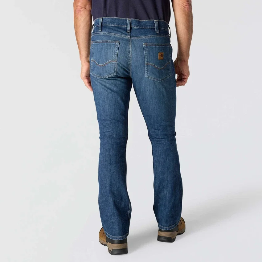 Fr Relaxed Fit Bootcut Rugged Flex brandsikre arbejdsjeans til mænd