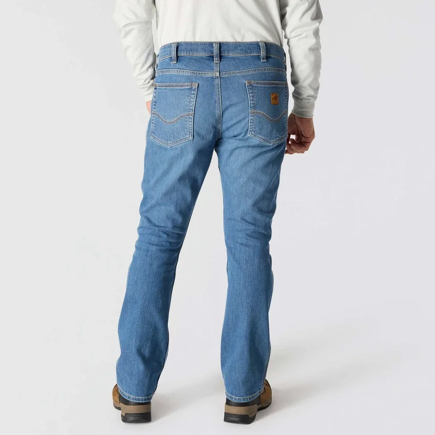 Fr Relaxed Fit Bootcut Rugged Flex brandsikre arbejdsjeans til mænd