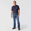 Fr Relaxed Fit Bootcut Rugged Flex brandsikre arbejdsjeans til mænd