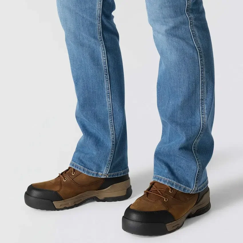 Fr Relaxed Fit Bootcut Rugged Flex brandsikre arbejdsjeans til mænd