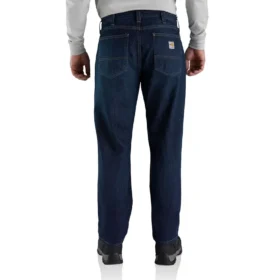 Fr Relaxed Fit Straight Leg Rugged Flex™-jeans til mænd – flammehæmmende jeans