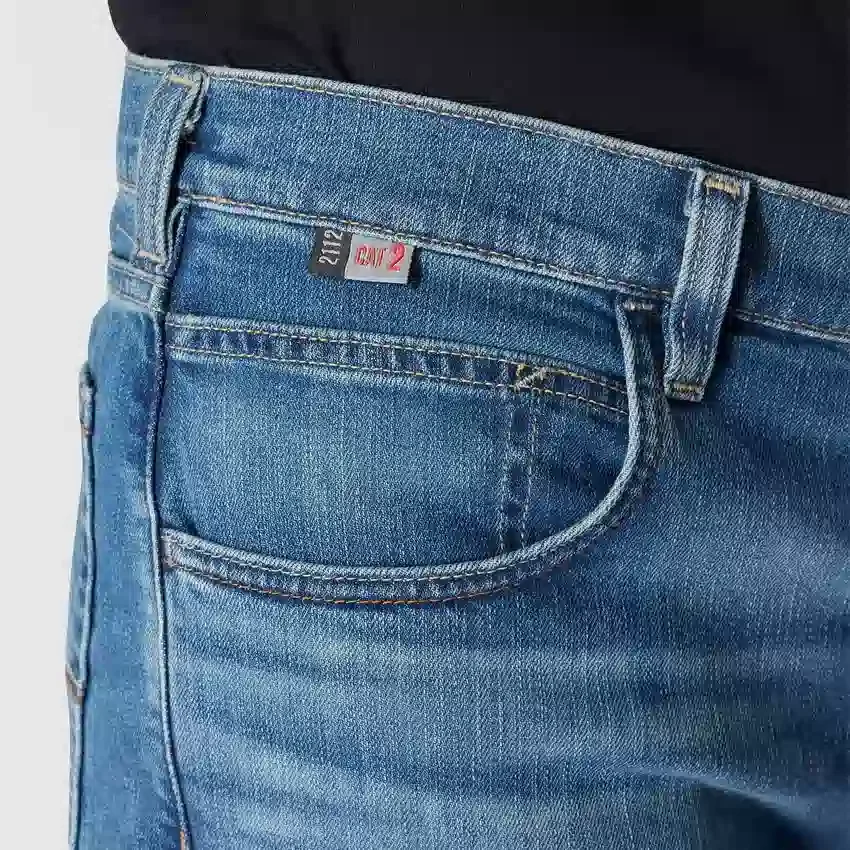 Fr Relaxed Fit Straight Leg Rugged Flex™-jeans til mænd – flammehæmmende jeans