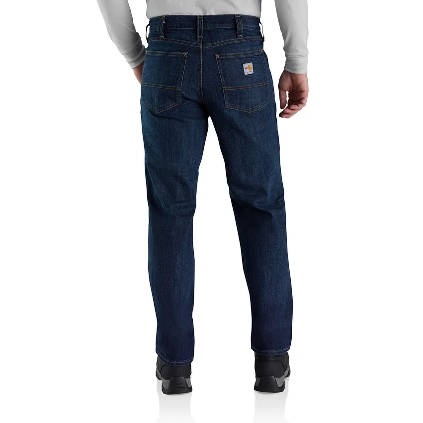 Fr Slim Straight Leg Rugged Flex™-jeans til mænd – flammehæmmende jeans