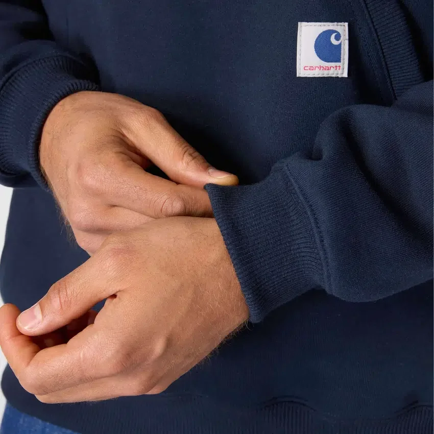 Hættetrøje i kraftig fleece fra Crafted-serien til mænd