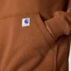Hættetrøje i kraftig fleece fra Crafted-serien til mænd
