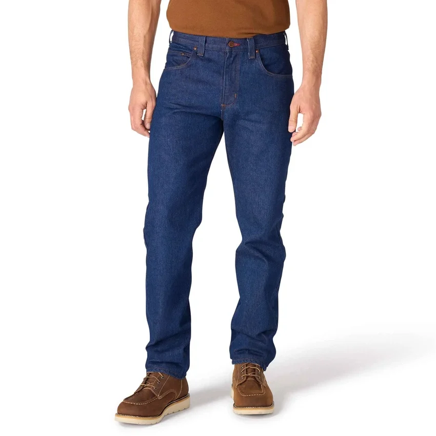 Herre-arbejdsjeans i Crafted-serien med afslappet pasform og lige ben