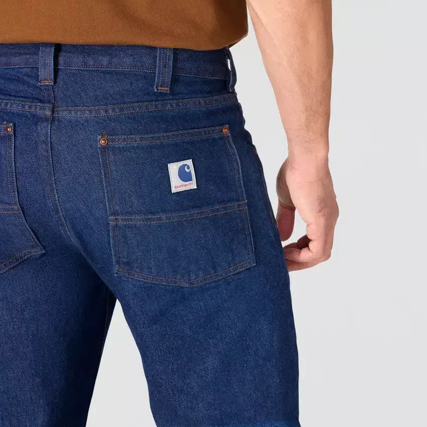 Herre-arbejdsjeans i Crafted-serien med afslappet pasform og lige ben