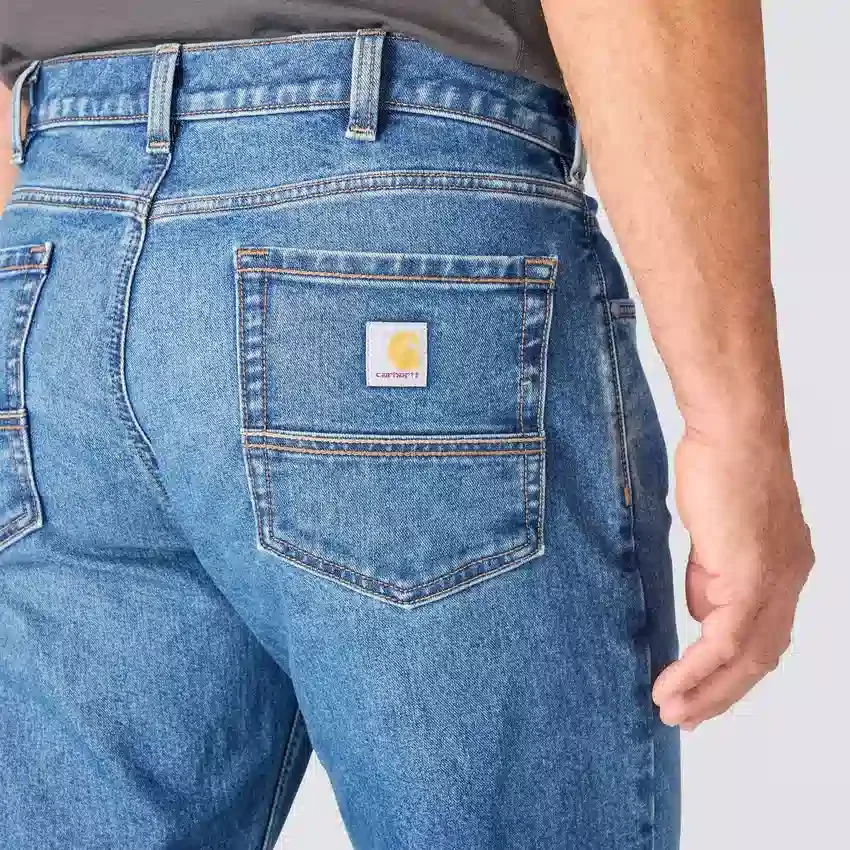 Herre-arbejdsjeans i løs pasform med lige ben og Rugged Flex
