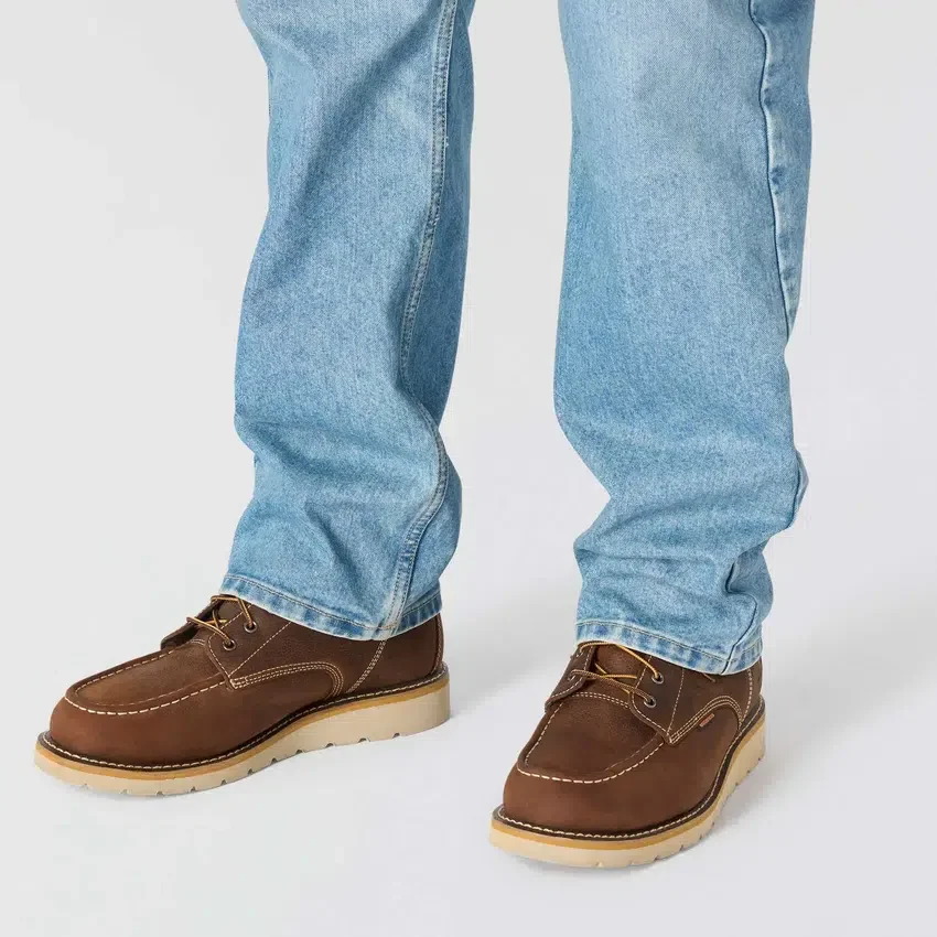 Herre-arbejdsjeans i løs pasform med lige ben og Rugged Flex