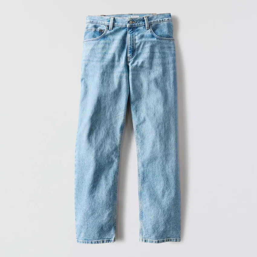 Herre-arbejdsjeans i løs pasform med lige ben og Rugged Flex