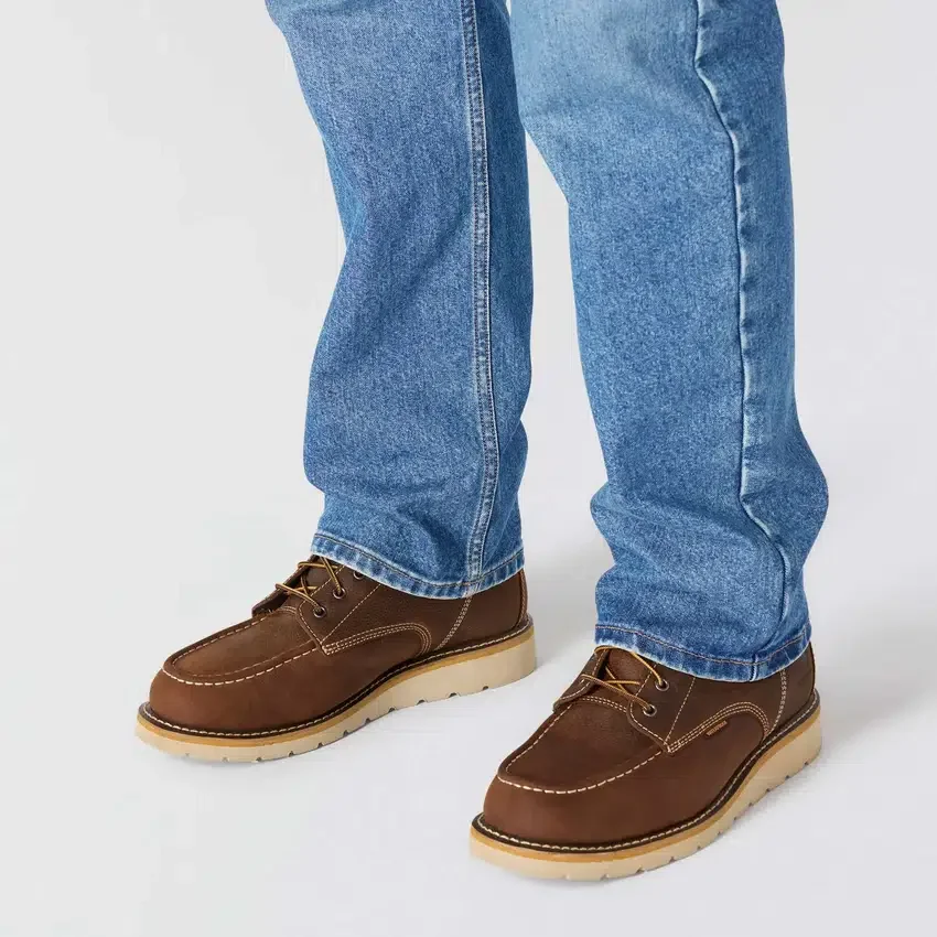 Herre-arbejdsjeans i løs pasform med lige ben og Rugged Flex