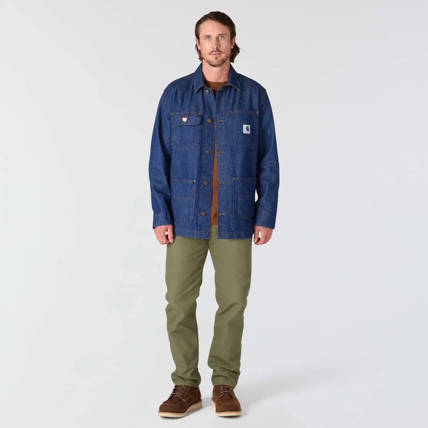Herre-Chore Coat i denim fra Crafted-serien
