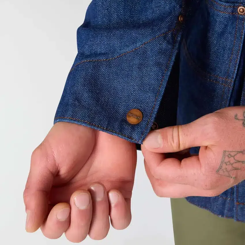 Herre-Chore Coat i denim fra Crafted-serien
