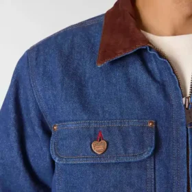Herre-Chore Coat i denim med sherpa-for fra Crafted-serien
