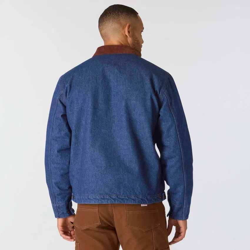 Herre-Chore Coat i denim med sherpa-for fra Crafted-serien