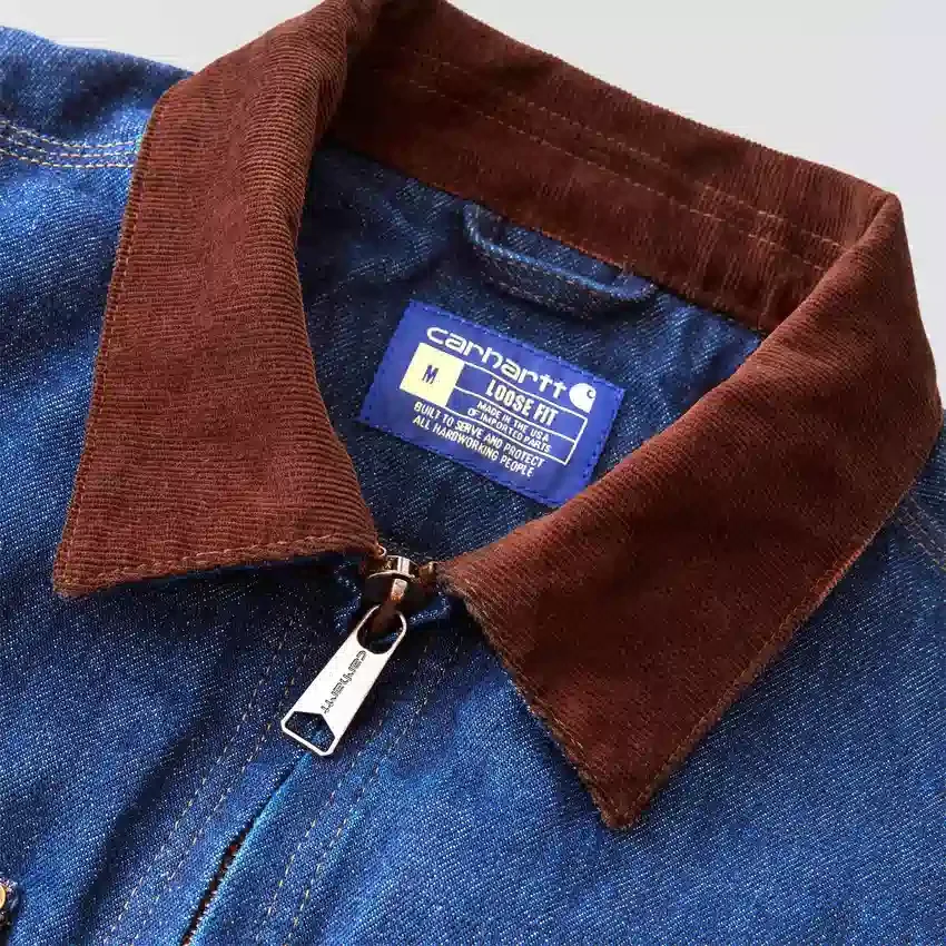 Herre-Chore Coat i denim med sherpa-for fra Crafted-serien