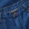 Herre-jeans fra Crafted-serien med løs pasform, lige ben og dobbelt forstærkning ved knæene