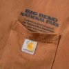 Herre-skjorte med grafisk motiv fra Big Bend National Park, kraftig kvalitet, løse ærmer