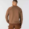 Herre-sweatshirt med rund hals fra Crafted-serien i kraftig fleece