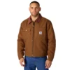 Herrejakke fra Crafted-serien i duck med sherpa-foring som Chore Coat