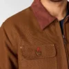 Herrejakke fra Crafted-serien i duck med sherpa-foring som Chore Coat