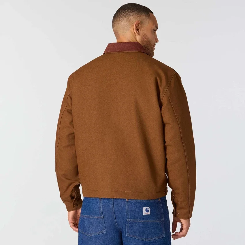 Herrejakke fra Crafted-serien i duck med sherpa-foring som Chore Coat