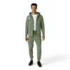 Hoodie i lamineret fleece