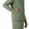 Hoodie i lamineret fleece