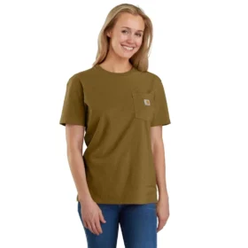 Ikonisk K87 T-shirt til kvinder med løs pasform og store lommer