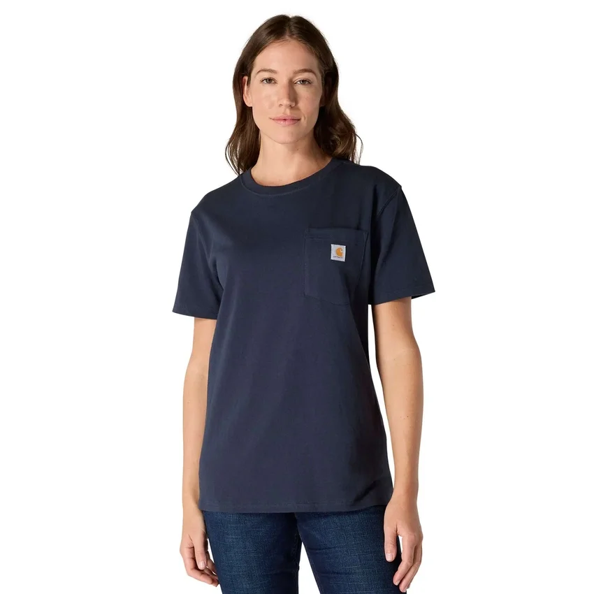 Ikonisk K87 T-shirt til kvinder med løs pasform og store lommer