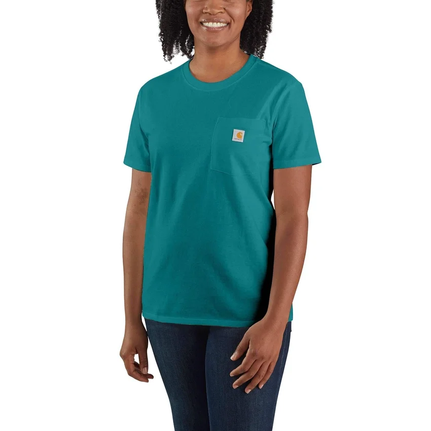 Ikonisk K87 T-shirt til kvinder med løs pasform og store lommer