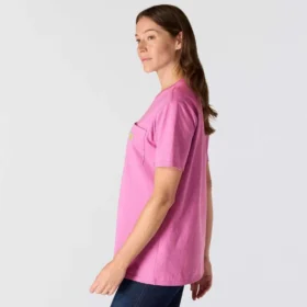 Ikonisk K87 T-shirt til kvinder med løs pasform og store lommer