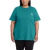 Ikonisk K87 T-shirt til kvinder med løs pasform og store lommer