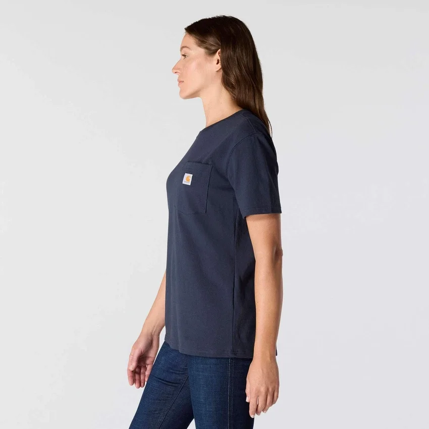 Ikonisk K87 T-shirt til kvinder med løs pasform og store lommer