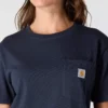 Ikonisk K87 T-shirt til kvinder med løs pasform og store lommer