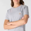 Ikonisk K87 T-shirt til kvinder med løs pasform og store lommer