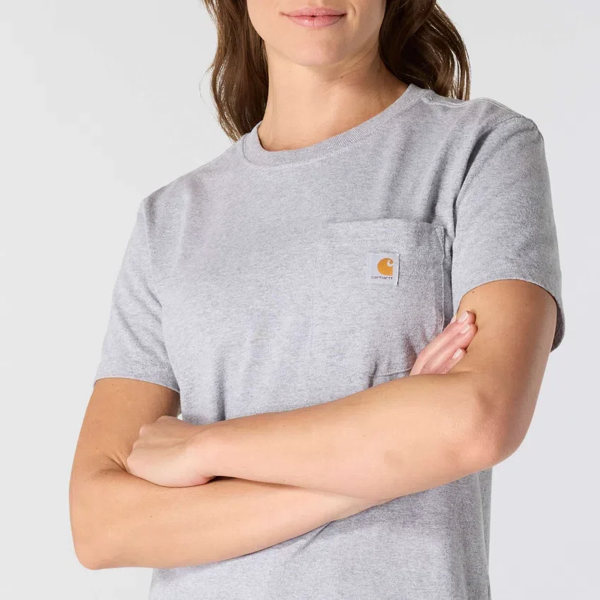 Ikonisk K87 T-shirt til kvinder med løs pasform og store lommer