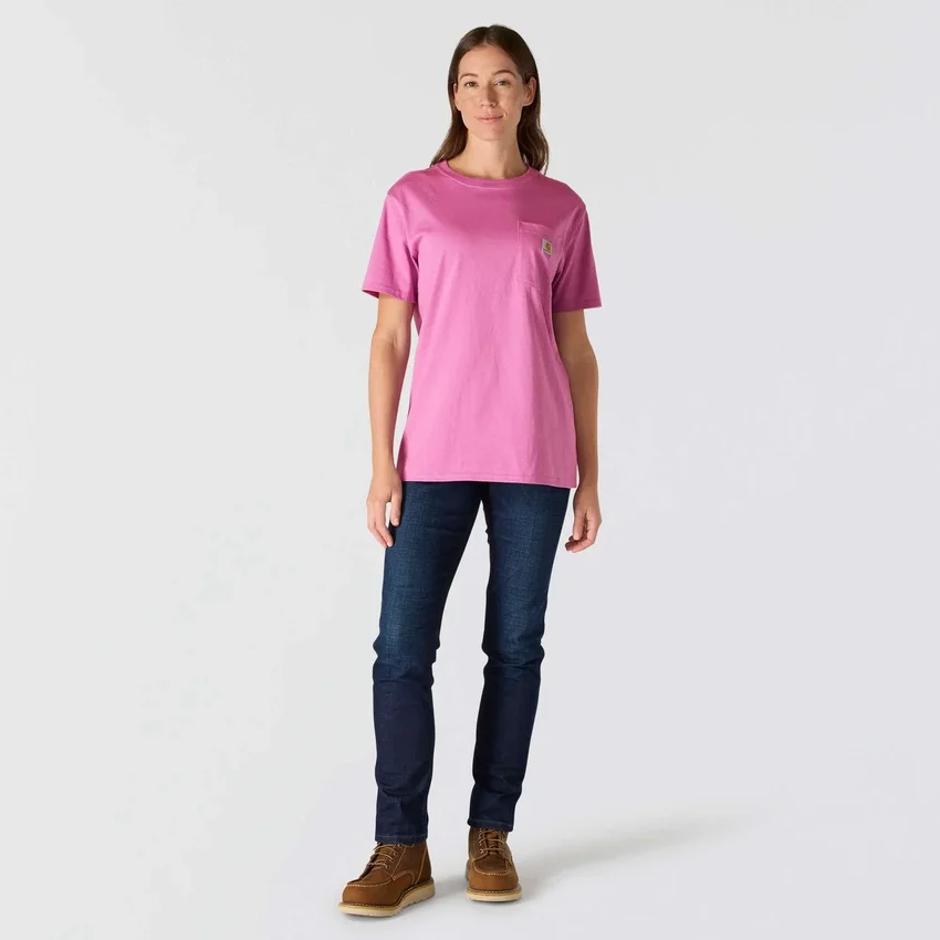 Ikonisk K87 T-shirt til kvinder med løs pasform og store lommer