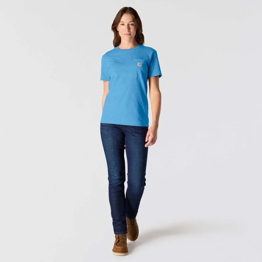 Ikonisk K87 T-shirt til kvinder med løs pasform og store lommer