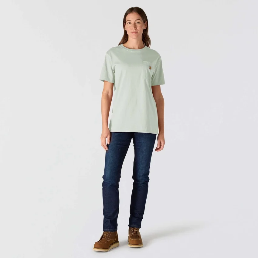 Ikonisk K87 T-shirt til kvinder med løs pasform og store lommer