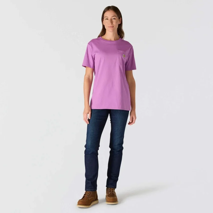 Ikonisk K87 T-shirt til kvinder med løs pasform og store lommer