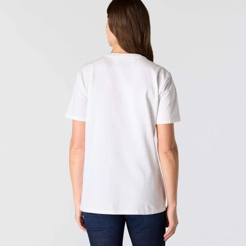 Ikonisk K87 T-shirt til kvinder med løs pasform og store lommer