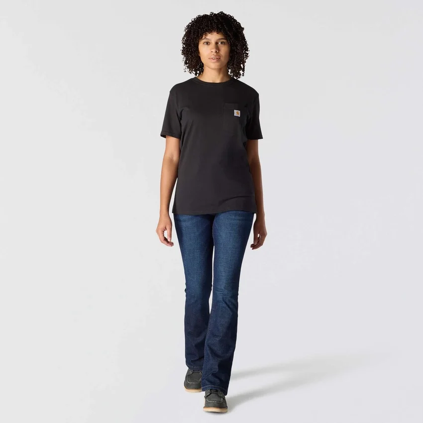 Ikonisk K87 T-shirt til kvinder med løs pasform og store lommer