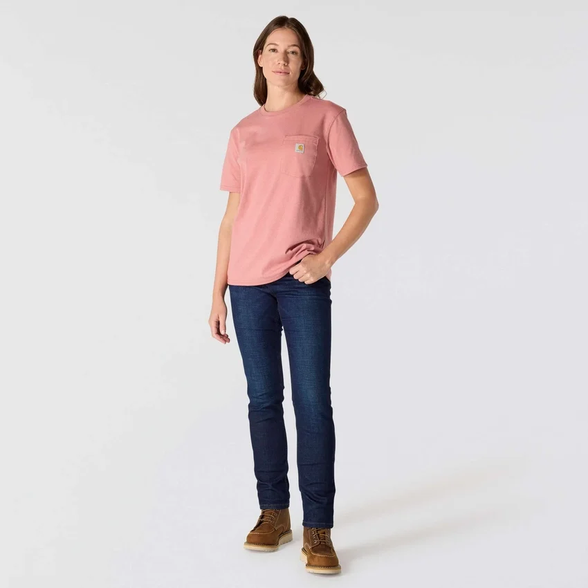 Ikonisk K87 T-shirt til kvinder med løs pasform og store lommer