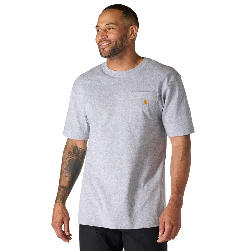 Ikonisk K87 T-shirt til mænd med løs pasform og lomme