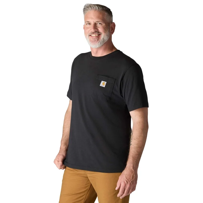 Ikonisk K87 T-shirt til mænd med løs pasform og lomme