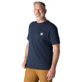 Ikonisk K87 T-shirt til mænd med løs pasform og lomme