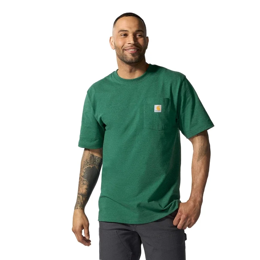 Ikonisk K87 T-shirt til mænd med løs pasform og lomme