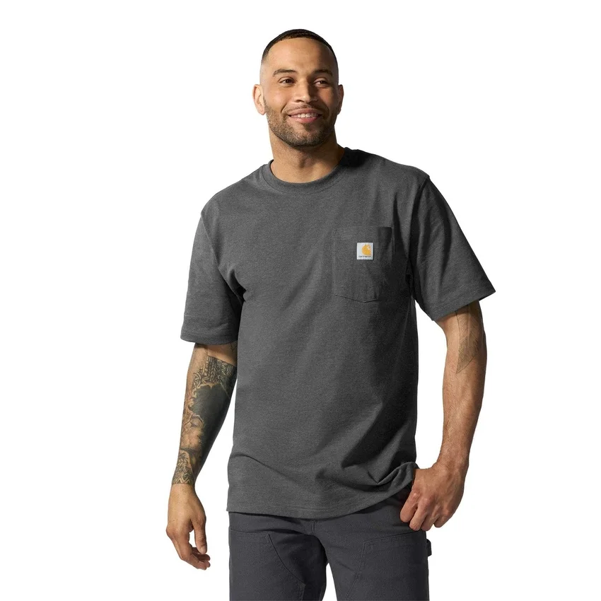 Ikonisk K87 T-shirt til mænd med løs pasform og lomme